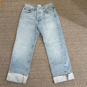 Agolde Fran Cuffed Jeans size 24